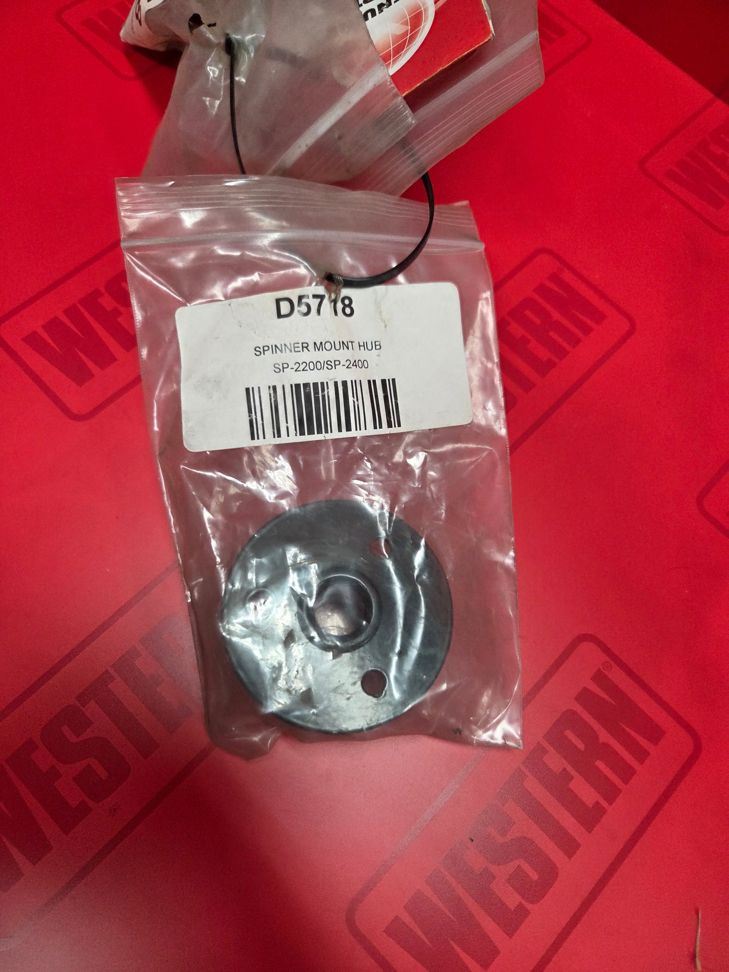 SnowEx D5718 Spinner hub