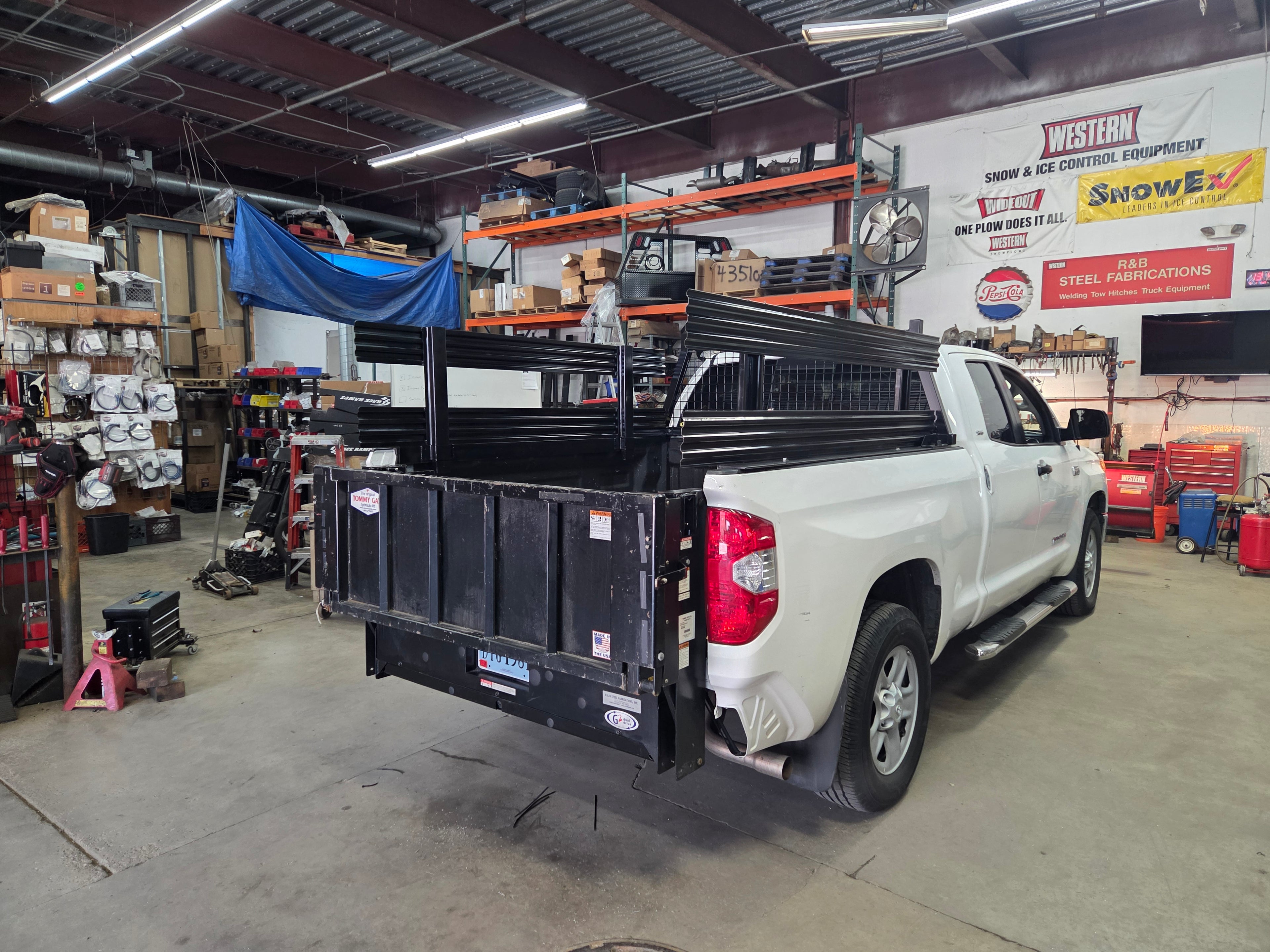 Tommy Gate with stake body sides